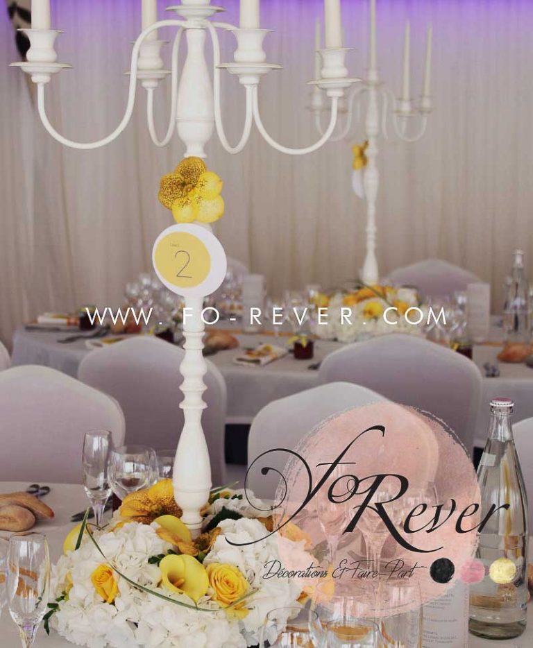 Chandelier Blanc