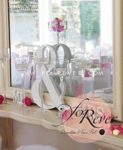Location de lettre "mr & mrs"