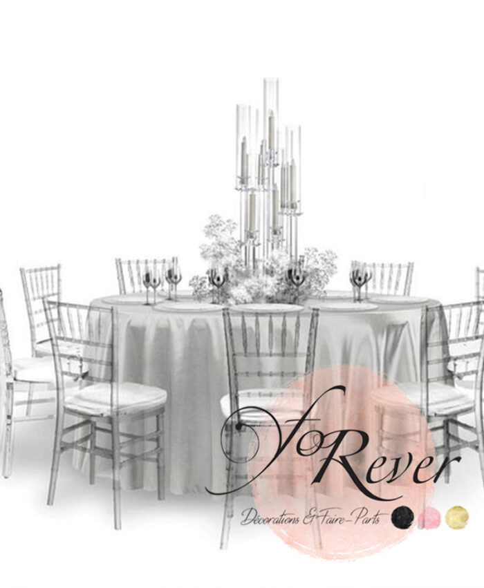 Colonne de bougies plexi 85cm