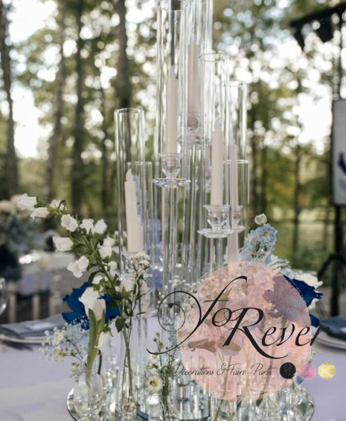 Colonne de bougies plexi 85cm