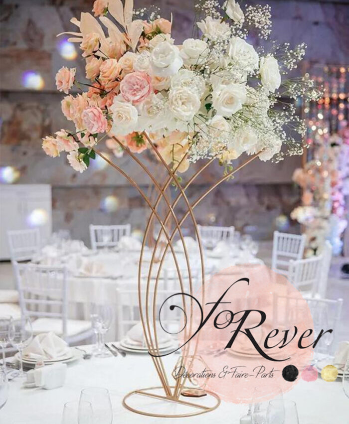 Centre de table structure or Victoire 90cm