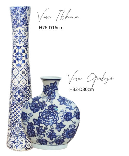 Vases IKEBANA et GINKGO